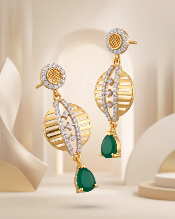 Emerald Drop Earrings