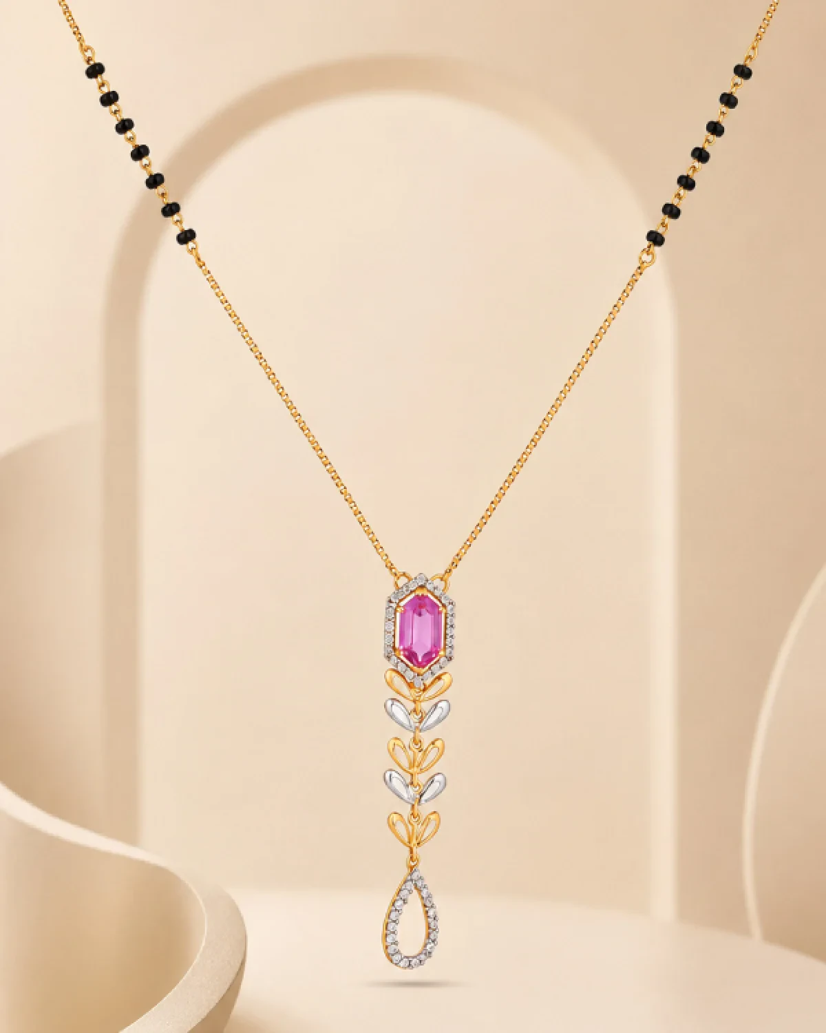 Long Mangalsutra with Vati Pendant